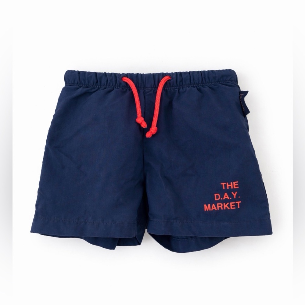 Tinycottons Deaigner Boys Swim Trunks 12-18 Months 
Navy